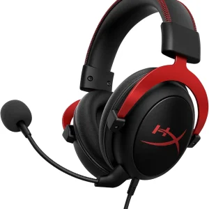 HyperX Cloud II Wired Gaming Headset - Black/Red - Image 1