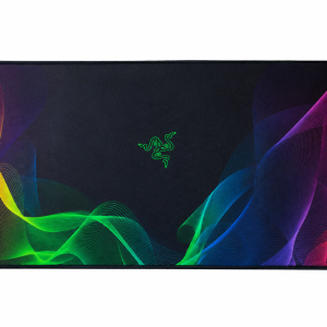 Razer-Style Black Rainbow Extended Gaming Mouse Pad
