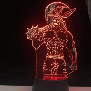 Jilijia - Seven Deadly Sins Original 3D Anime Night Light Lamp LED - Image 1