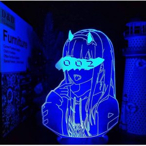 Zero Two (002) - DARLING in the FRANXX Original 3D Anime Night Light Lamp LED