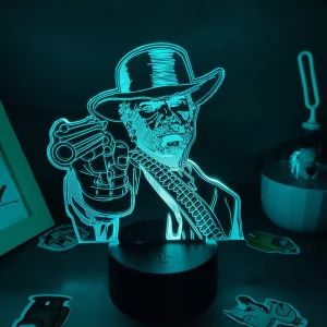 Red Dead Redemption 2 - Original 3D Anime Night Light Lamp LED