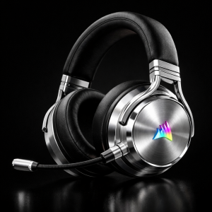 Corsair Virtuoso SE RGB Wireless Gaming Headset - Silver - Image 1