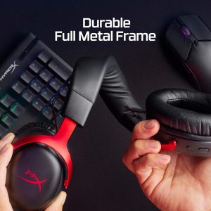 HyperX Cloud 3 Wireless Gaming Headset - Red - Image 2
