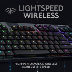 Logitech G915 TKL Wireless Mechanical Gaming Keyboard - GL Clicky Switch - Image 3