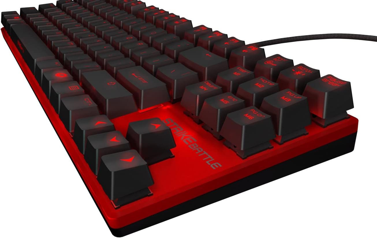 Ozone Battle Royale RGB TKL Mechanical Gaming Keyboard (Red Switch ...