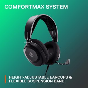 SteelSeries Arctis Nova 1 Wired Gaming Headset - Black - Image 3
