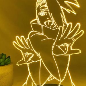 Deidara - Naruto Original 3D Anime Night Light Lamp LED - Image 1