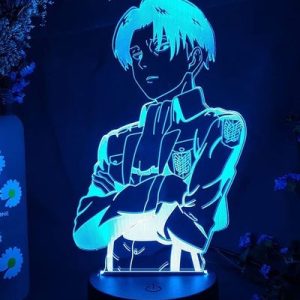 Levi Ackerman - Attack on Titan Original 3D Anime Night Light Lamp LED