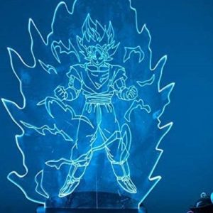 Goku - Dragon Ball Z Original 3D Anime Night Light Lamp LED - Image 1