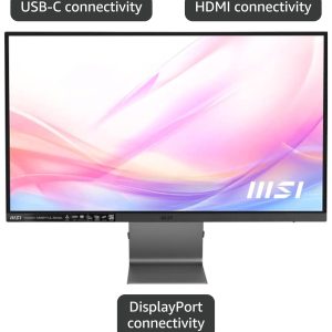 msi Modern MD271UL 27-inch IPS 3840 x 2160 (UHD) Computer Monitor, 4K, 60 Hz, Adaptive-Synch, HDMI, DisplayPort, USBC- Iron Gray - Image 6