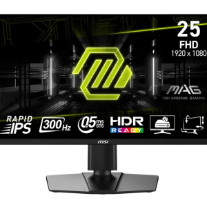 MSI MAG 255PXF 24.5" FHD 300Hz Rapid IPS Gaming Monitor (1920 × 1080) - Image 1